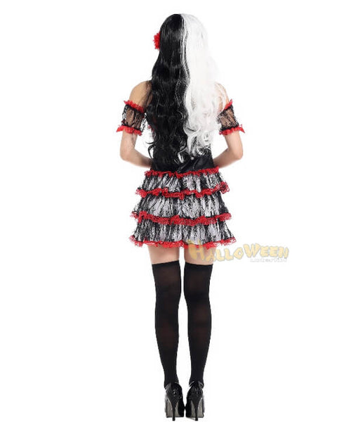 3層スカート ゴースト花嫁ドレス ゾンビ ホラー系 コスプレ ハロウィン衣装